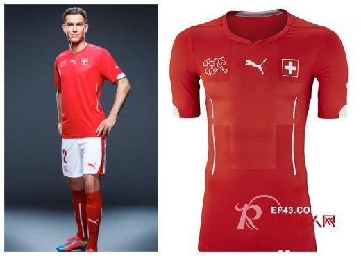 2014世界杯瑞士球衣